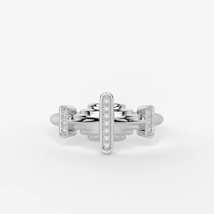 Rivelle Prism Flow Statement Ring