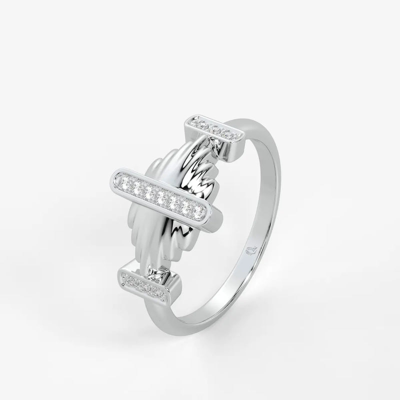 Rivelle Prism Flow Statement Ring