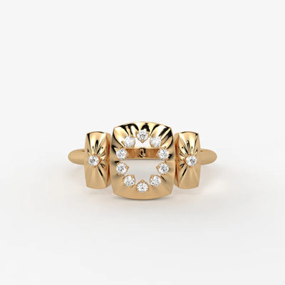 Celestria Halo Crest Ring