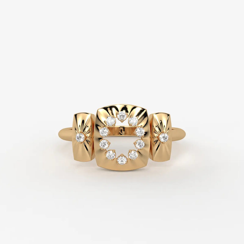 Celestria Halo Crest Ring