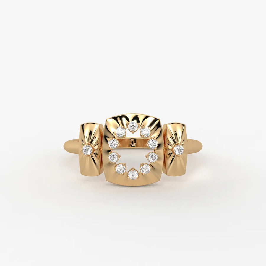 Celestria Halo Crest Ring