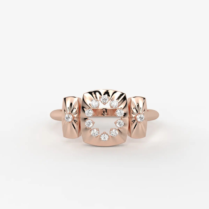 Celestria Halo Crest Ring