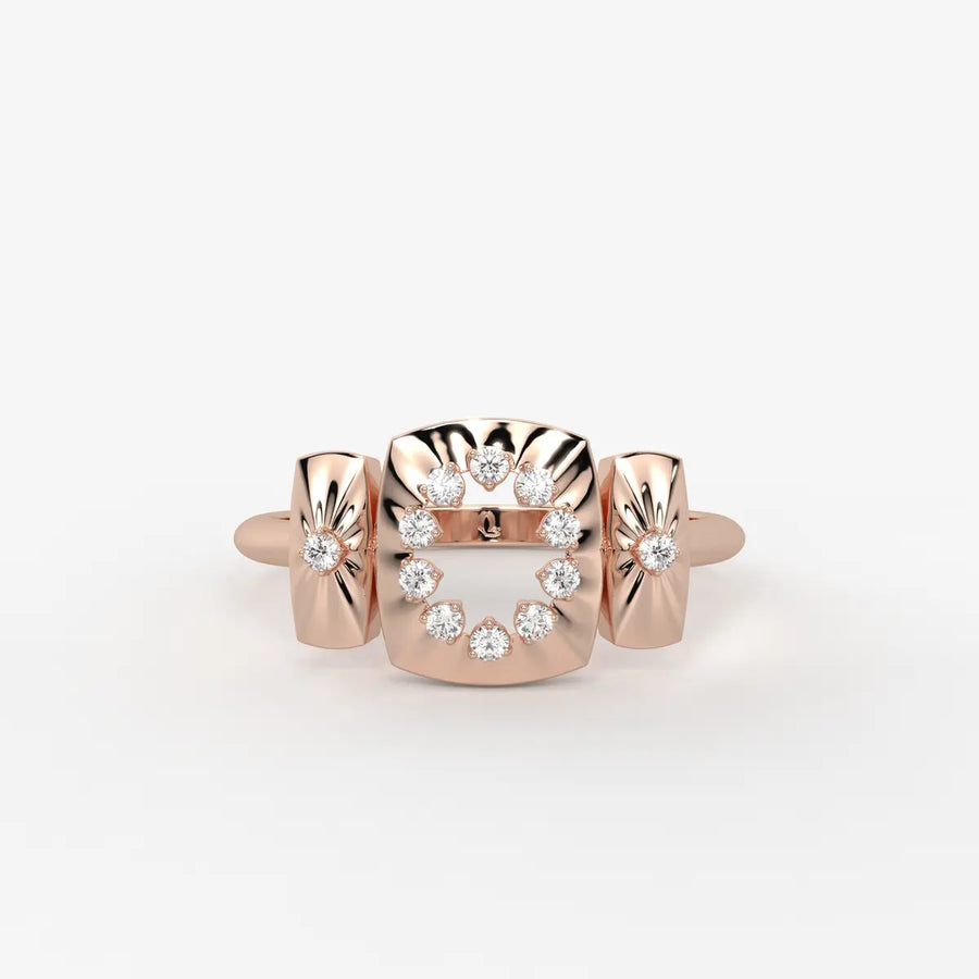 Celestria Halo Crest Ring