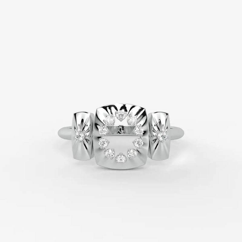 Celestria Halo Crest Ring