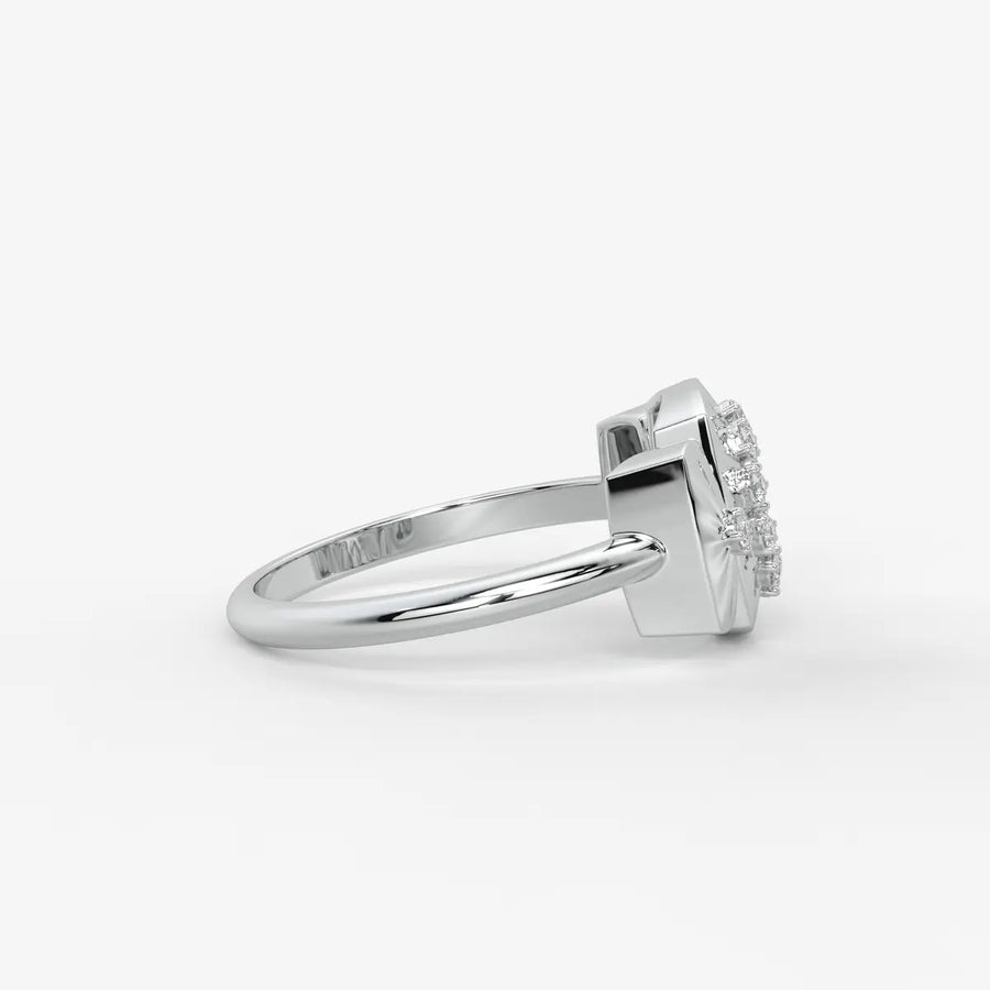 Celestria Halo Crest Ring