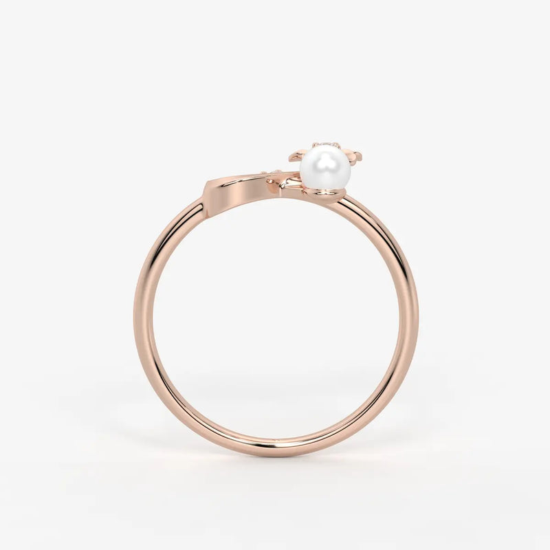 Infiora Bloom Pearl Grace Ring