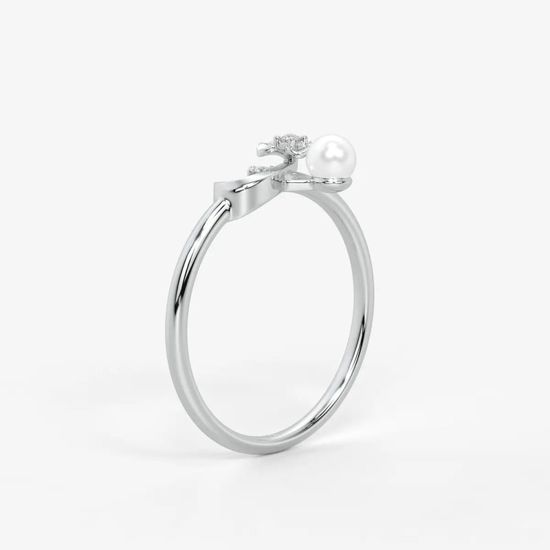 Infiora Bloom Pearl Grace Ring
