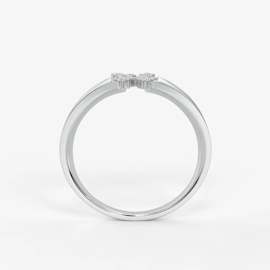 Elvara Bloom Cross Spark Ring
