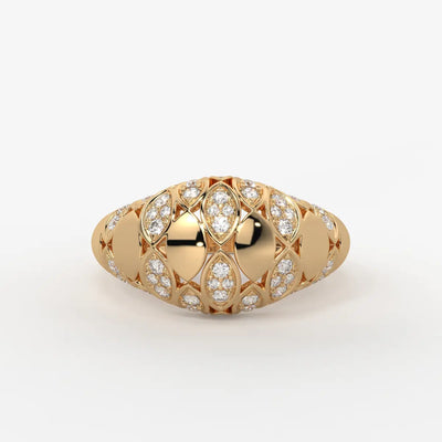 Florenza Lattice Bloom Ring