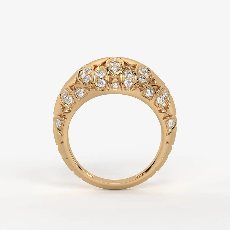 Florenza Lattice Bloom Ring