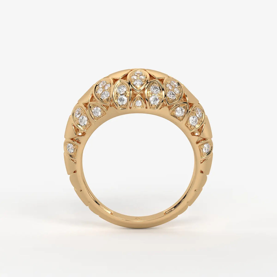 Florenza Lattice Bloom Ring