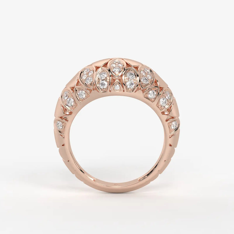 Florenza Lattice Bloom Ring
