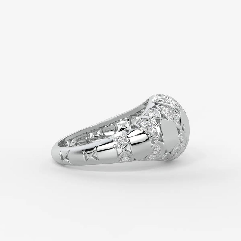 Florenza Lattice Bloom Ring