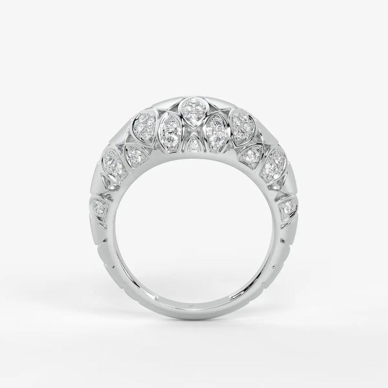 Florenza Lattice Bloom Ring