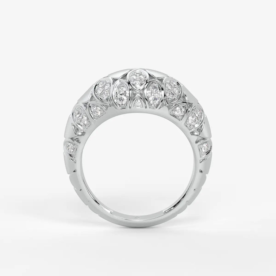 Florenza Lattice Bloom Ring