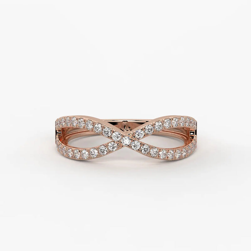 Infinity Diamond Ladies Ring