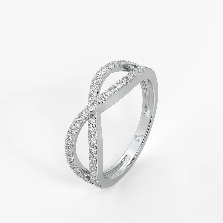 Infinity Diamond Ladies Ring
