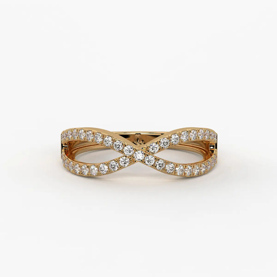 Infinity Diamond Ladies Ring
