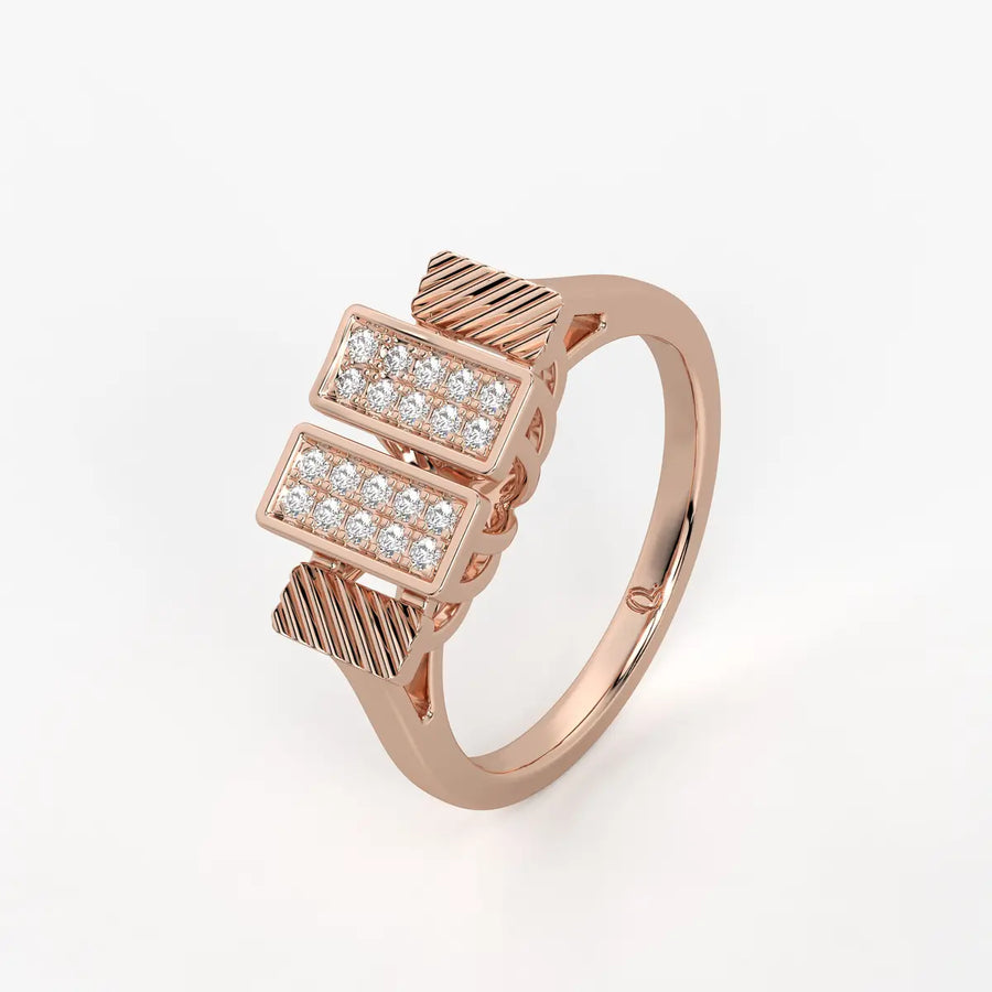 Trivexa Duo Prism Spark Ring