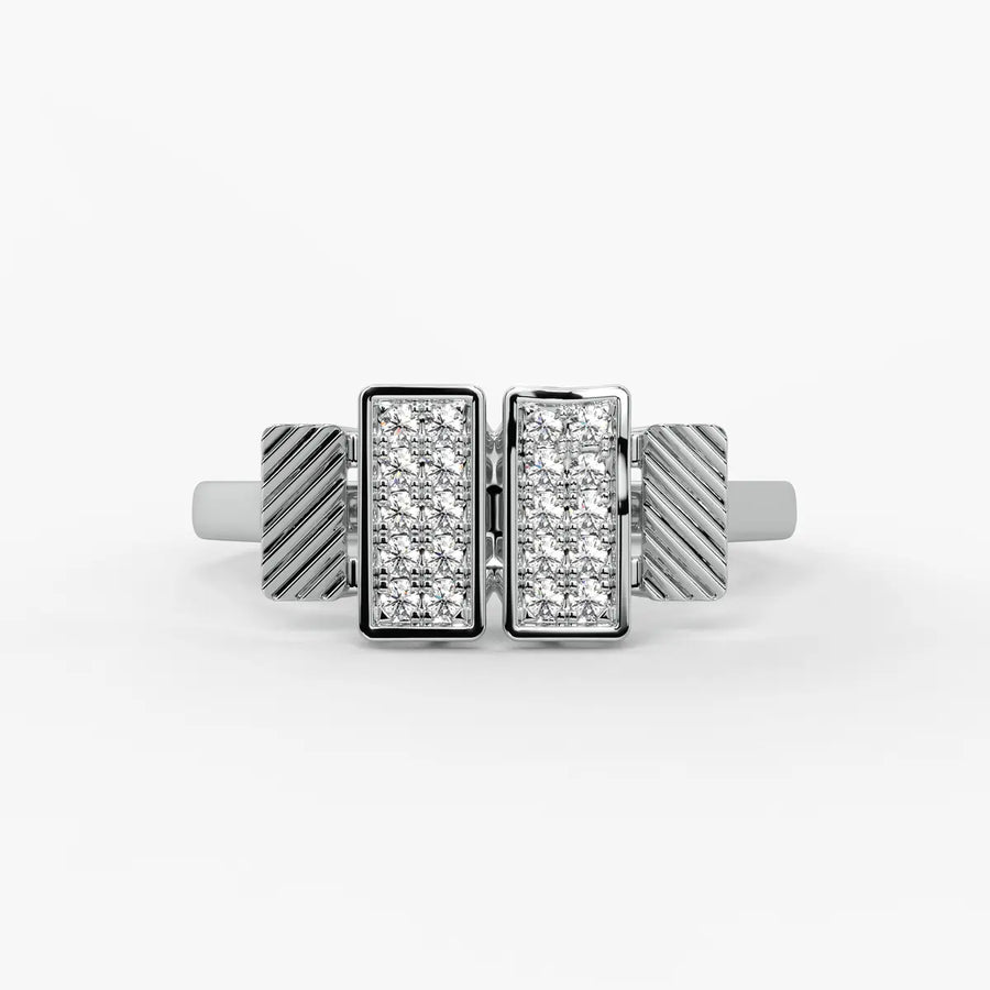 Trivexa Duo Prism Spark Ring