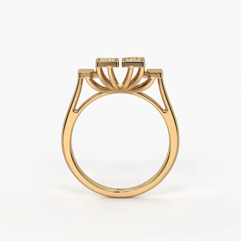 Trivexa Duo Prism Spark Ring