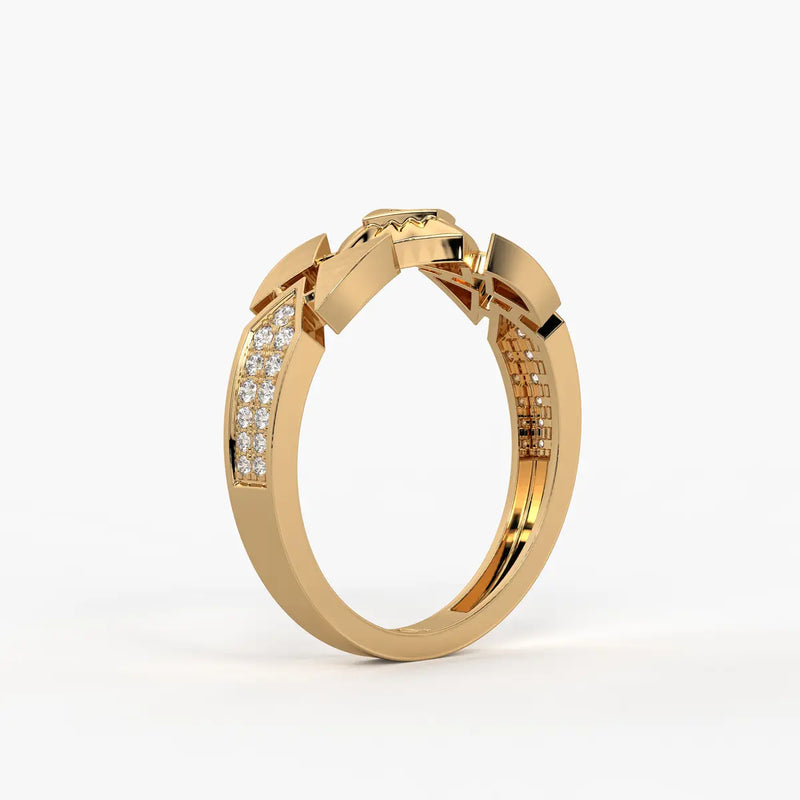 Geometric Cluster Designer Ring