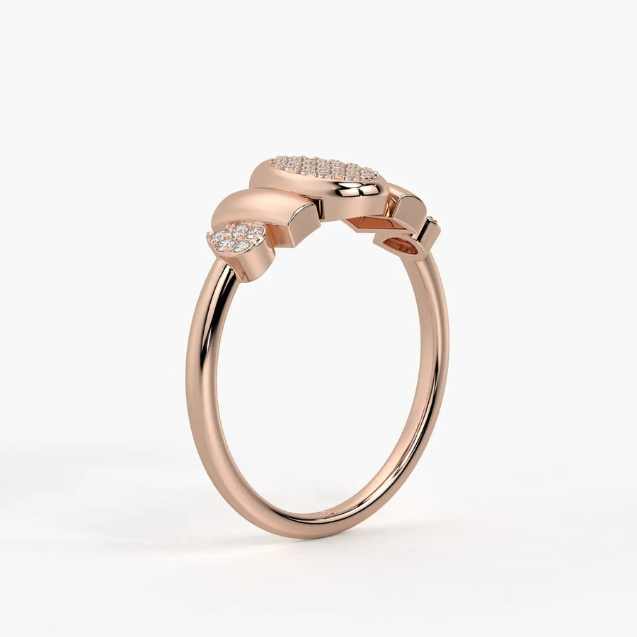 Marquise Halo Statement Ladies Ring