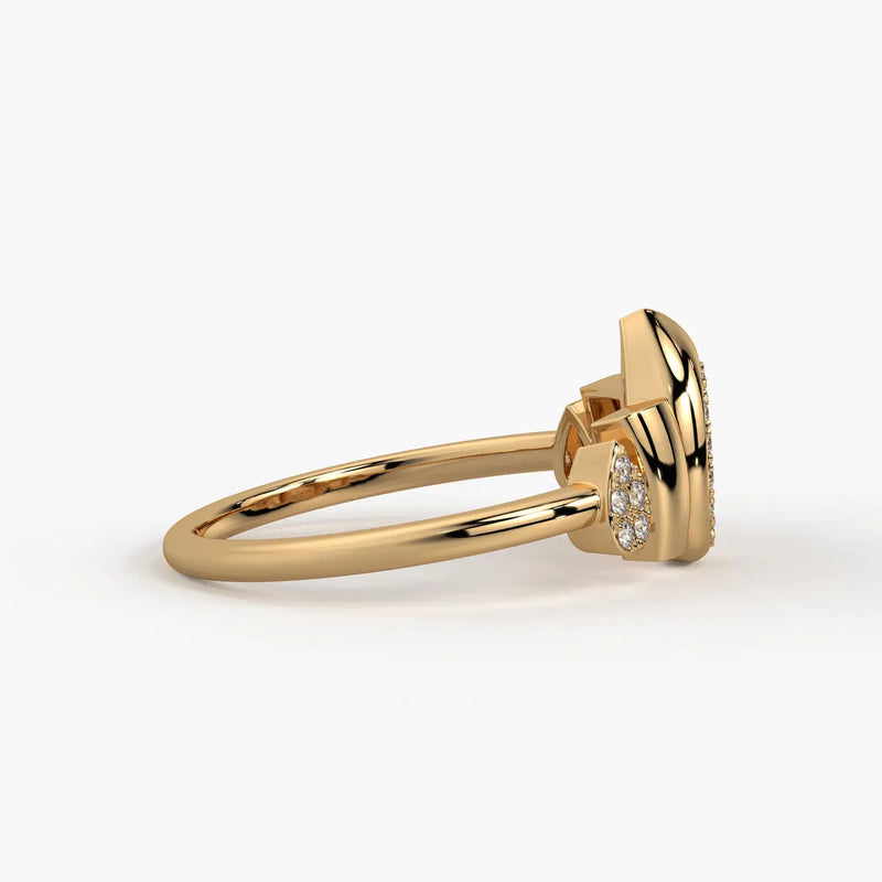 Marquise Halo Statement Ladies Ring