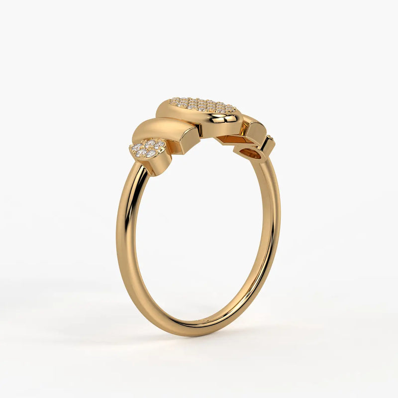 Marquise Halo Statement Ladies Ring
