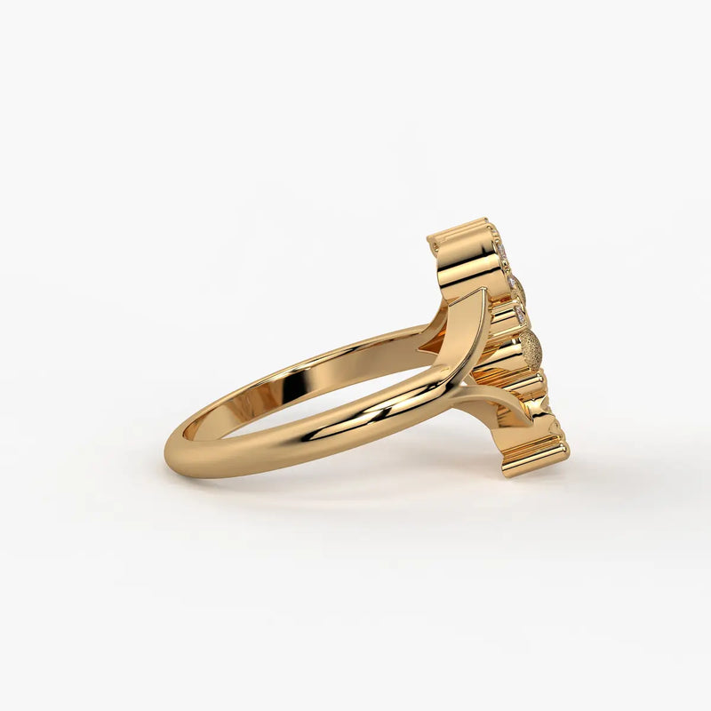 Cluster Floral Statement Ladies Ring