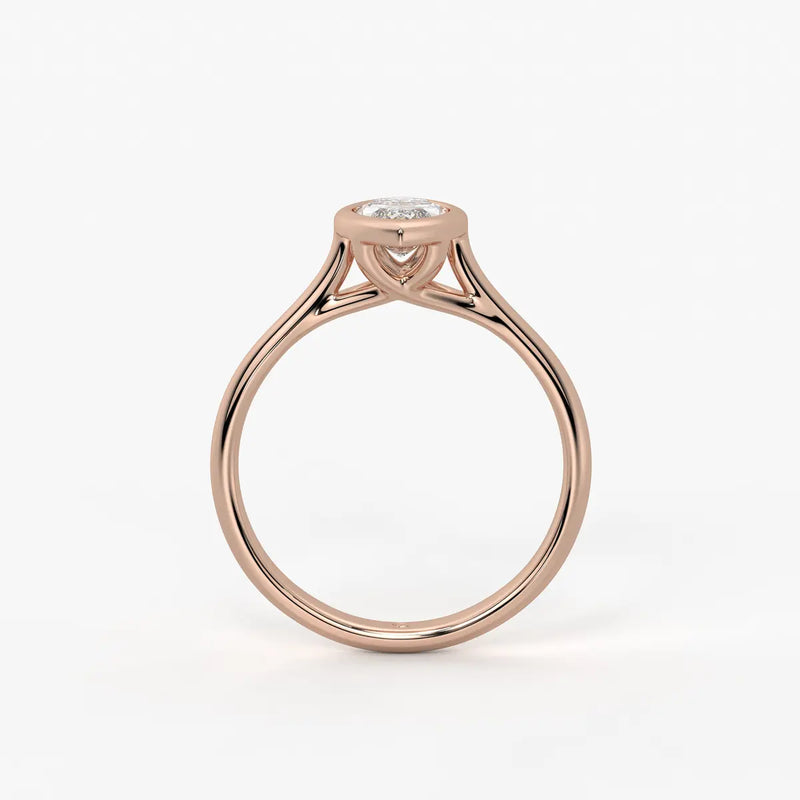 Marquise Lumi Leaf Ring