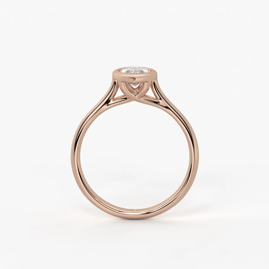 Marquise Lumi Leaf Ring