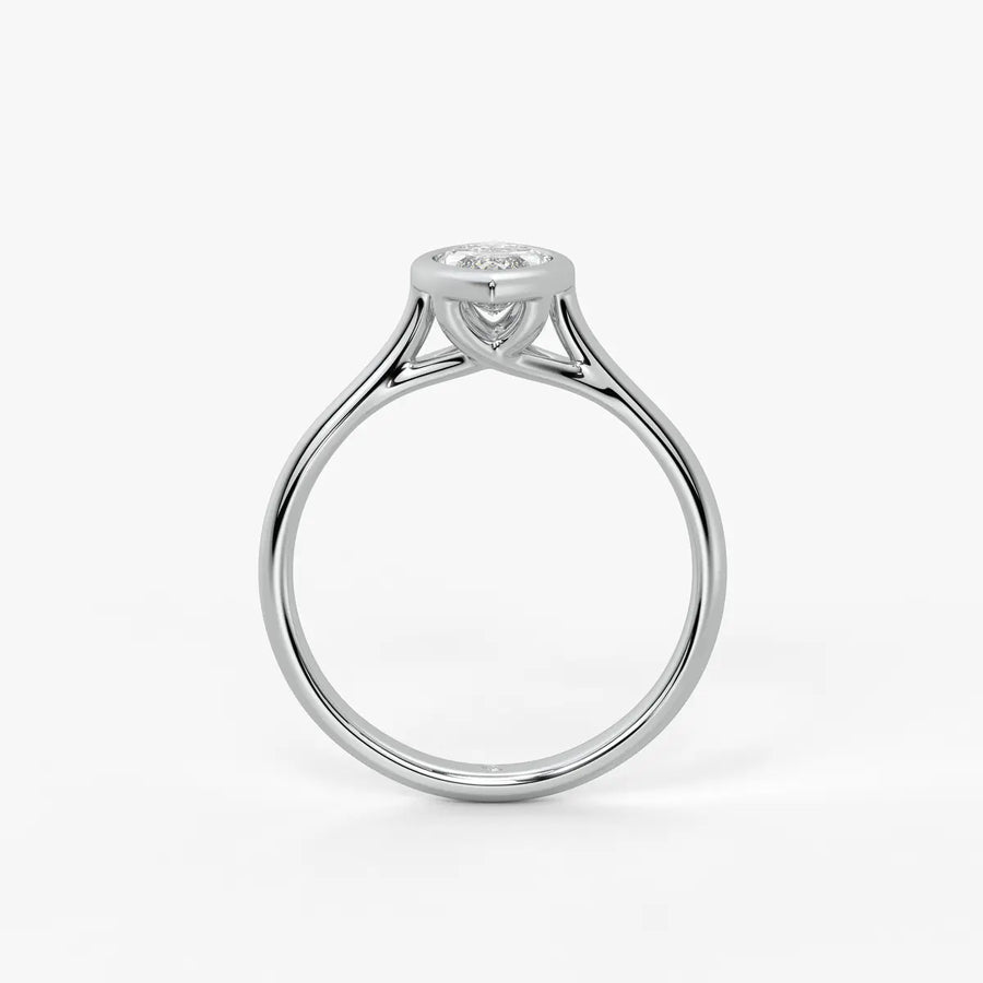 Marquise Lumi Leaf Ring