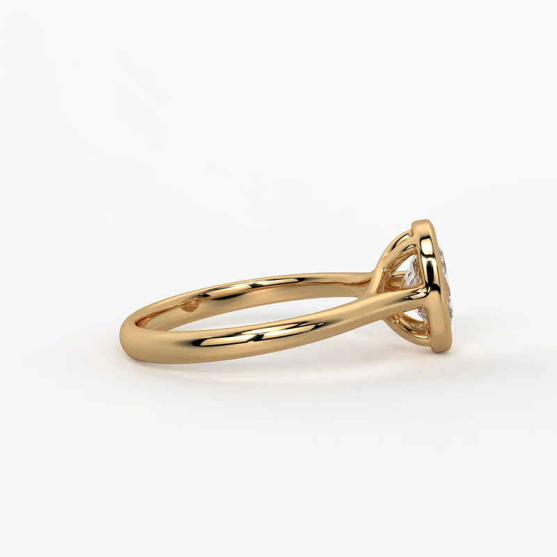 Solenne Aura Solitaire Ring