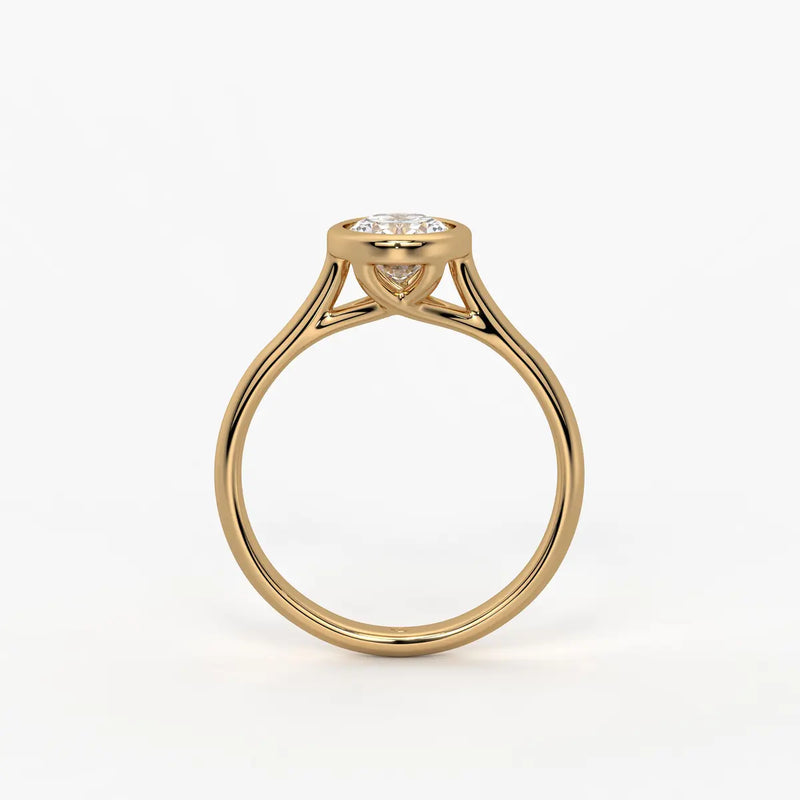 Solenne Aura Solitaire Ring