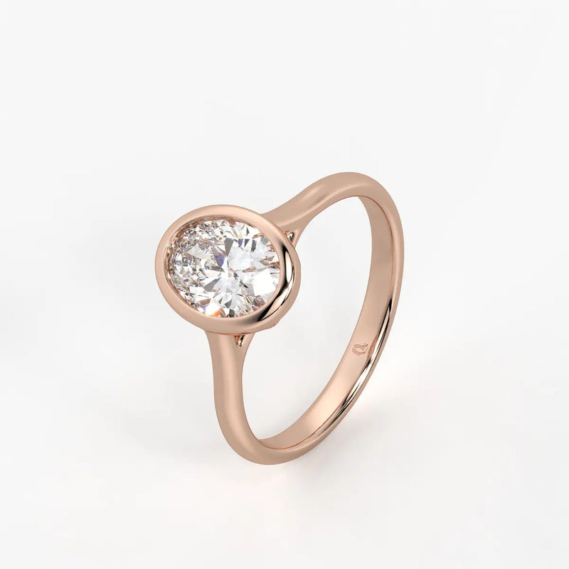 Solenne Aura Solitaire Ring