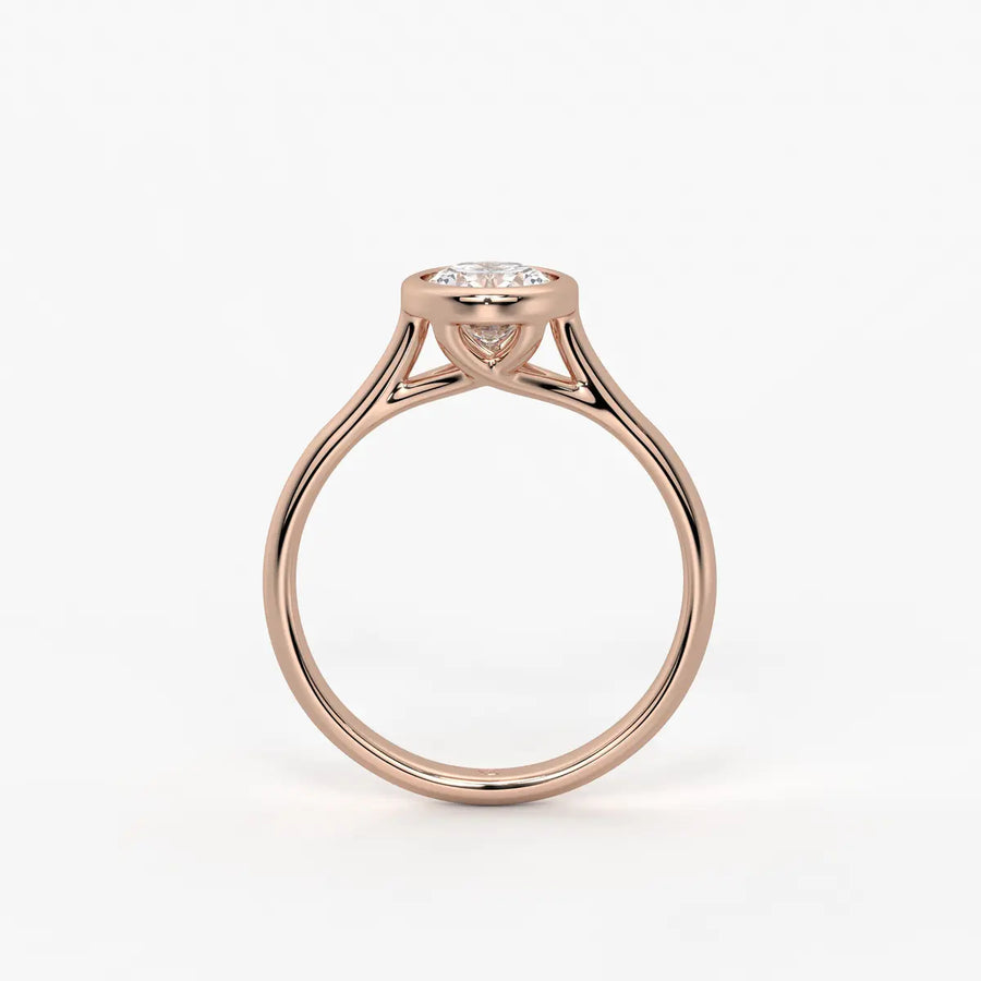 Solenne Aura Solitaire Ring