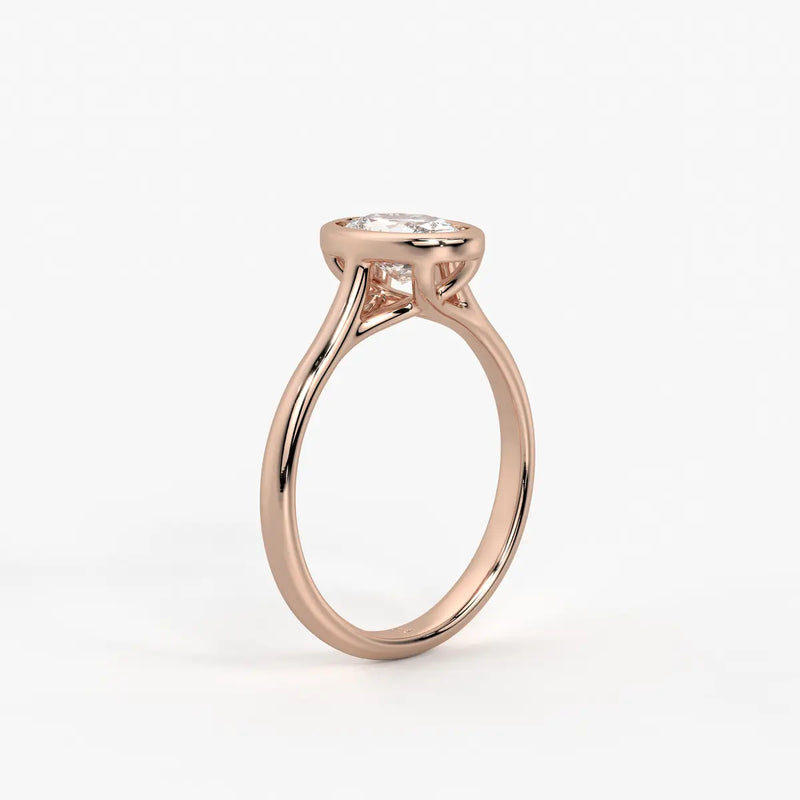 Solenne Aura Solitaire Ring