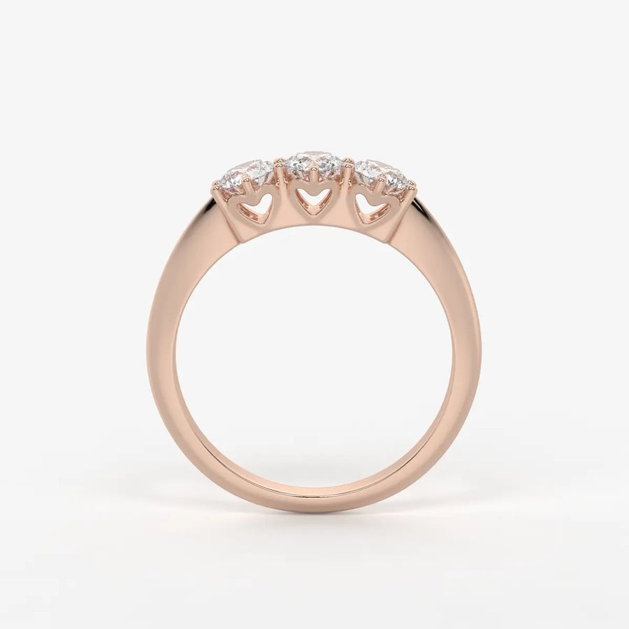 Celestia Regal Trinity Diamond Ring