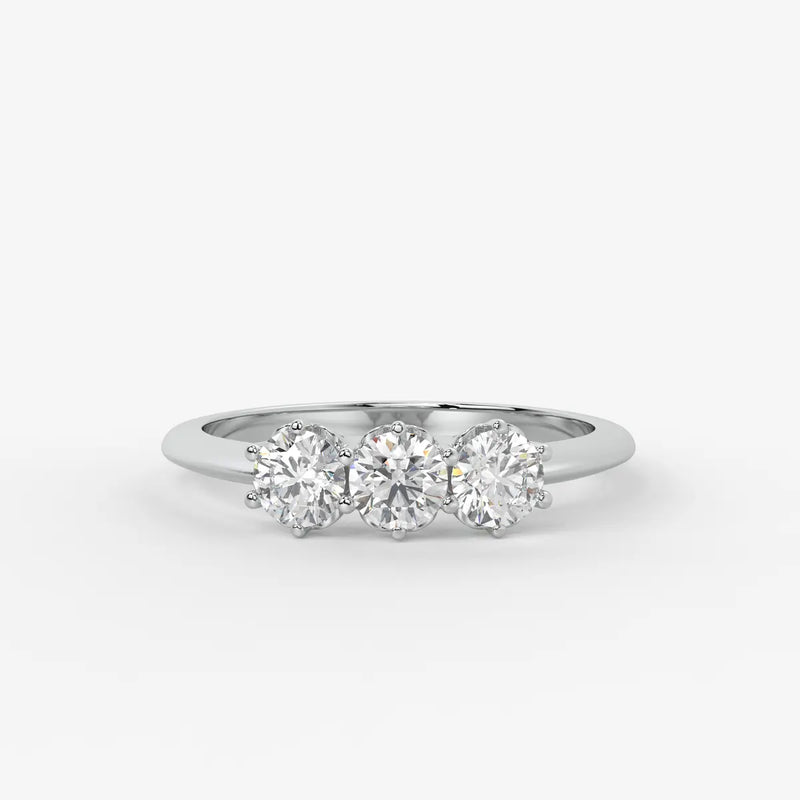Celestia Regal Trinity Diamond Ring