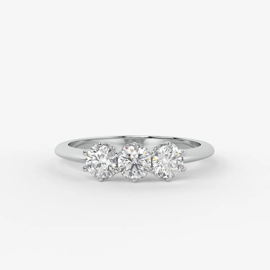 Celestia Regal Trinity Diamond Ring