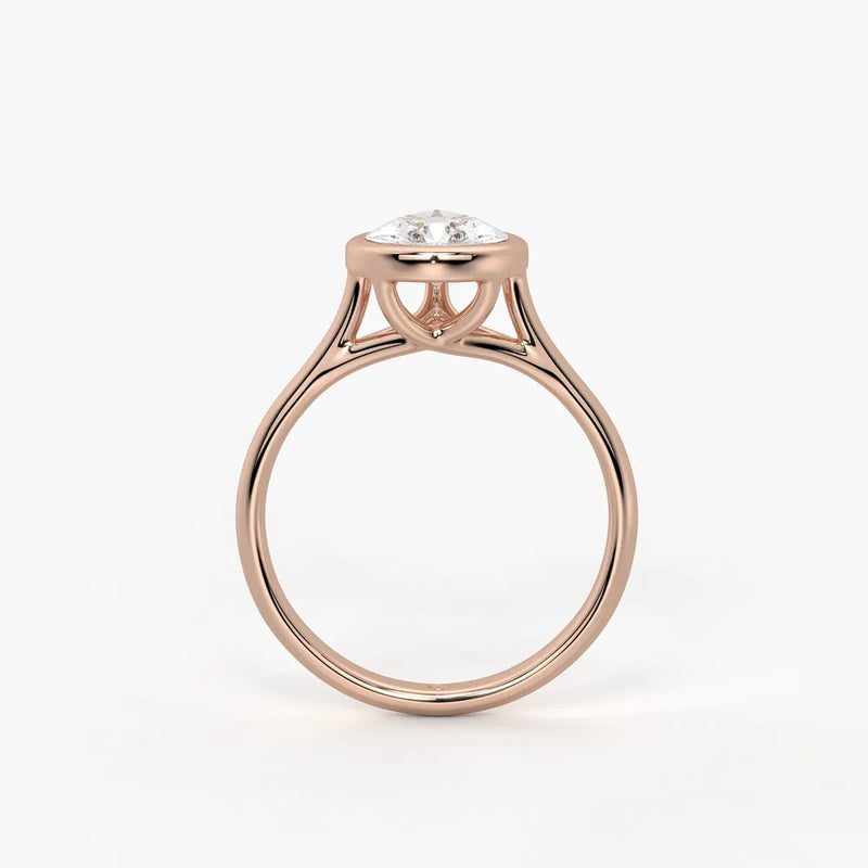 Peara Gleam Solitaire Ring