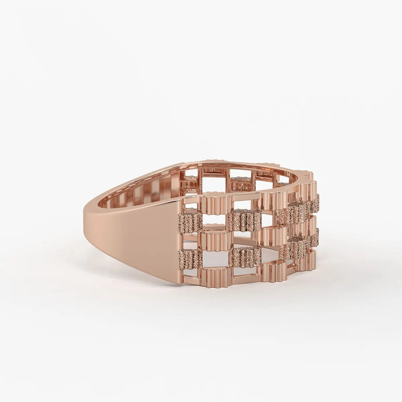 Orvexa Grid Luxe Statement Ring
