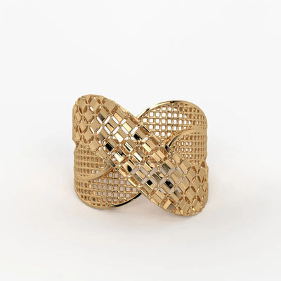 Zenvira Interlace Crest Ring