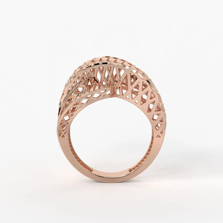 Zenvira Interlace Crest Ring