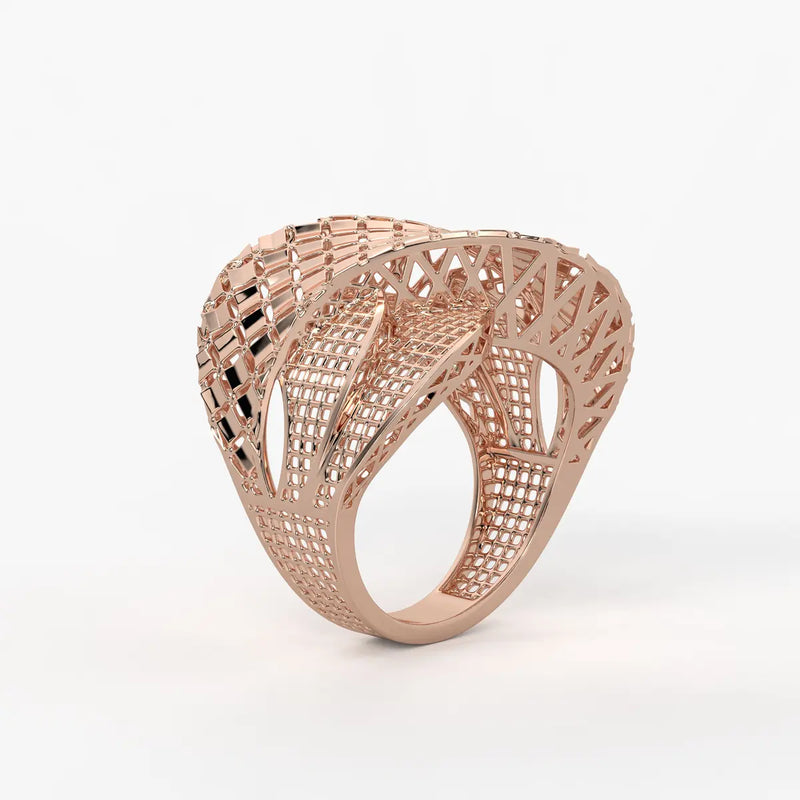Zenvira Interlace Crest Ring