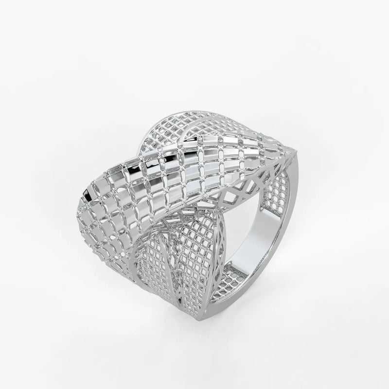 Zenvira Interlace Crest Ring