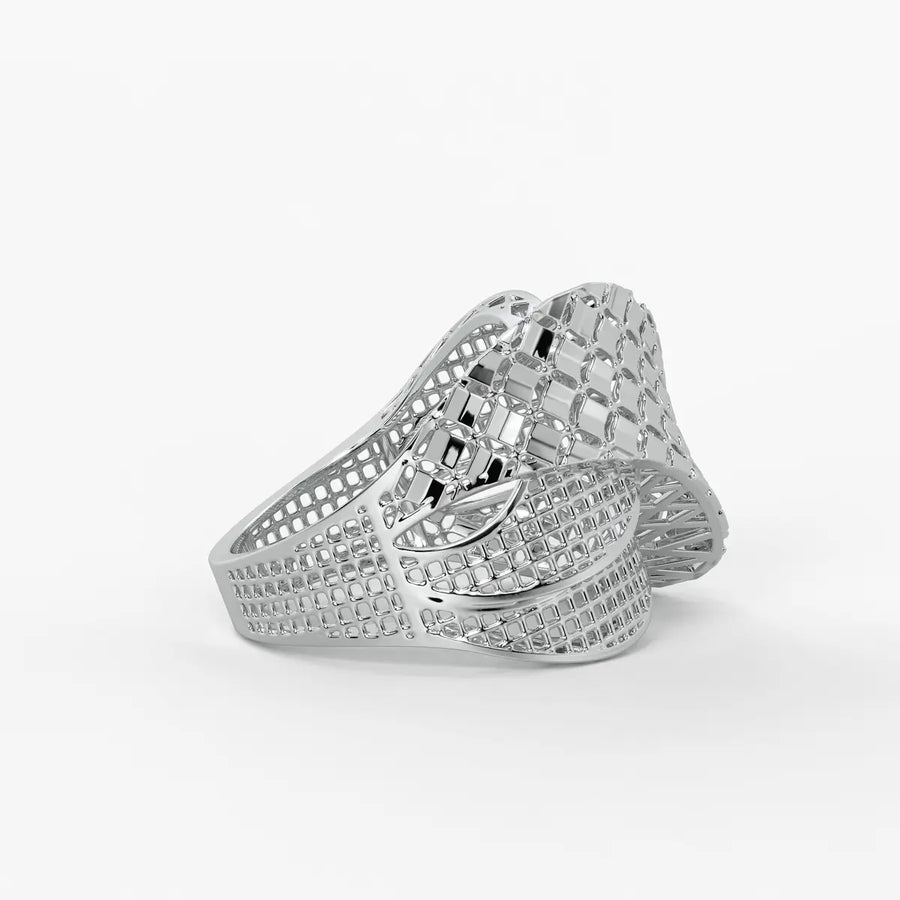 Zenvira Interlace Crest Ring