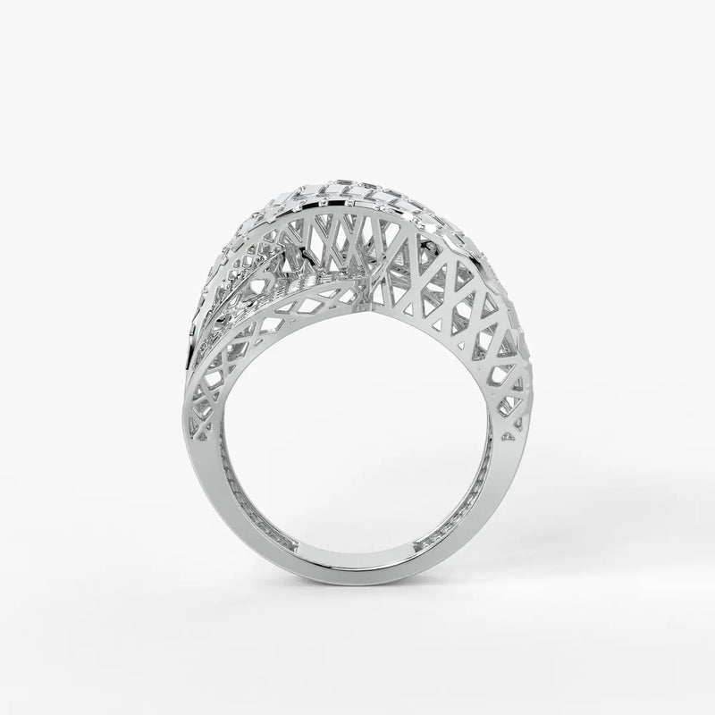 Zenvira Interlace Crest Ring