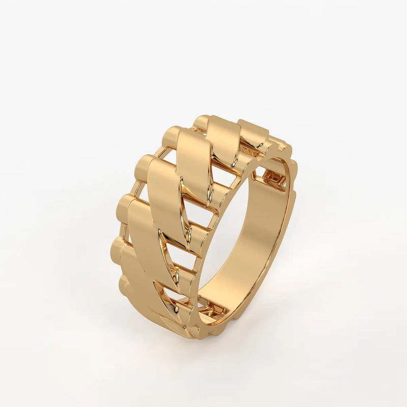 Roventra Slash Link Ring